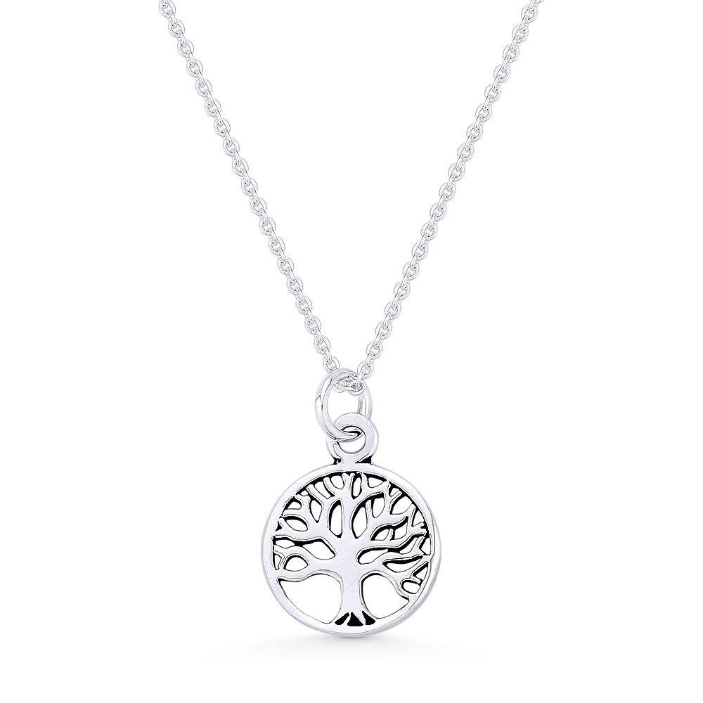 Broadway Jewellers - 925 Sterling Silver Tree of Life Pendant Set | Buy ...