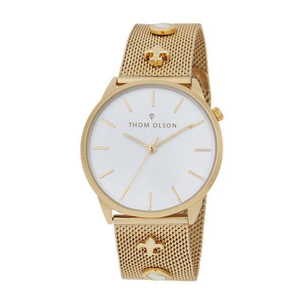 Thom Olson Gypset Gold Stainless Steel Mesh Watch - CBTO016