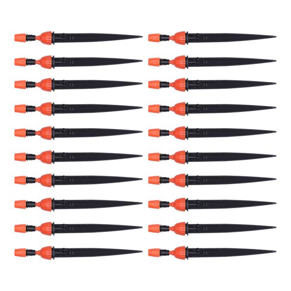 Adjustable Drippers for Garden Irrigation System, 20Pcs
