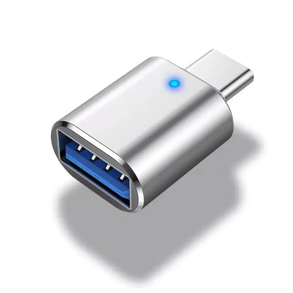 USB C Male To USB 3.0 Female Adapters - Silver