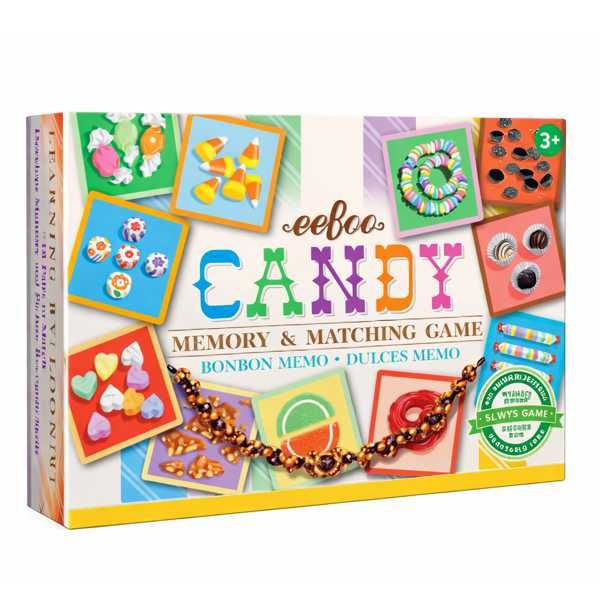 Candy Memory Game - Kids Matching Card Game 18 Pairs