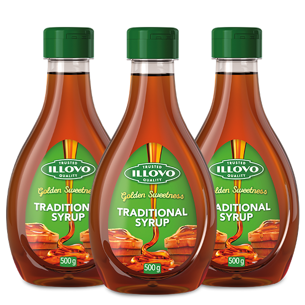 Illovo Traditional Syrup - 3 x 500ml Squeeze Bottles