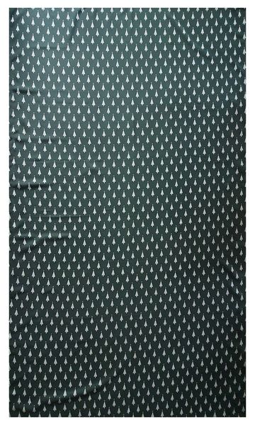 Dark Green Christmas Tablecloth white Christmas trees(145x250cm) 6-8 seater