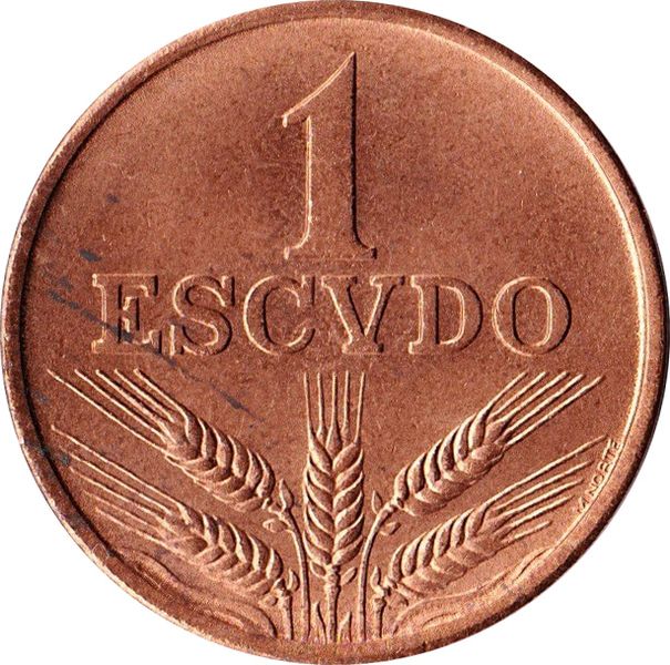 1974 Portugal 1 Escudo