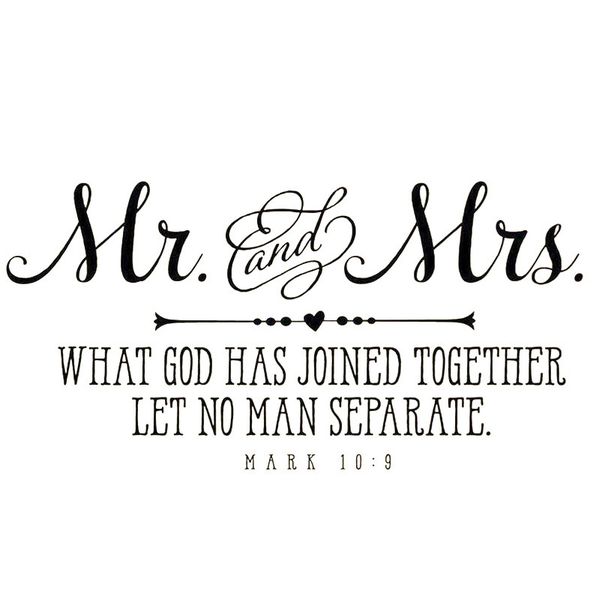 Sticker Art: Wall Sticker - Bible: Mark 10:09