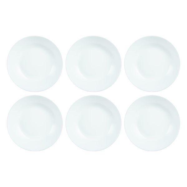 Consol Opal Rimless Soup Bowl 6 Pack, - 200mm