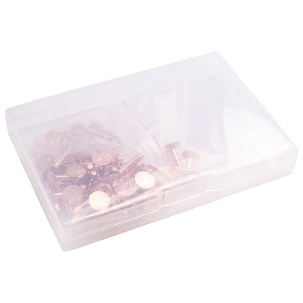 50 Sets Of Copper Rivets And Burrs Leather Belt Wallets Leather