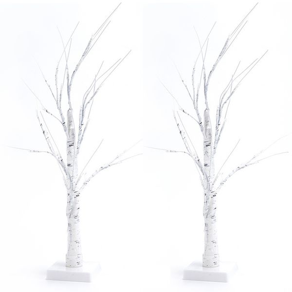 2 Pack Tree Lights LED Branch Lights Mini Warm White Birch Branch Lights