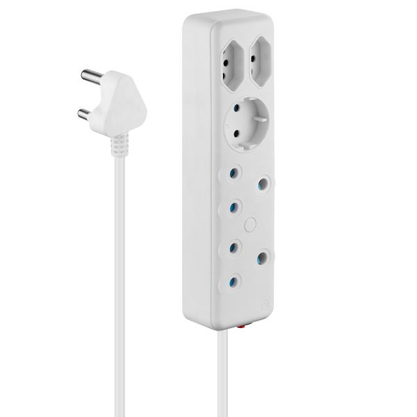 Ellies 5-Way Multiplug - 0.5m Cable