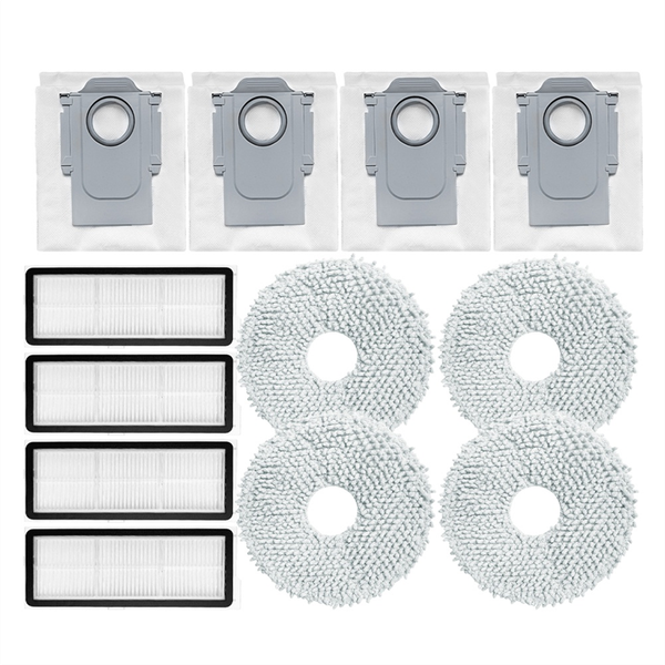 For Qrevo Curv Replacement HEPA Filter Mop Pad Dust Bags