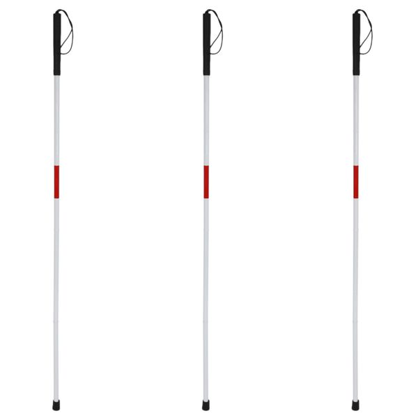 Visually Impaired Crutch Cane Blind Walking Stick Walker Aluminium