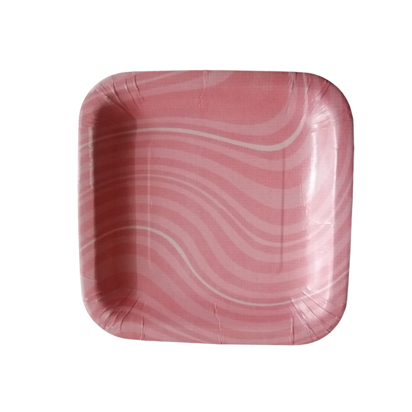 Square Paper Plates - Set of 24
