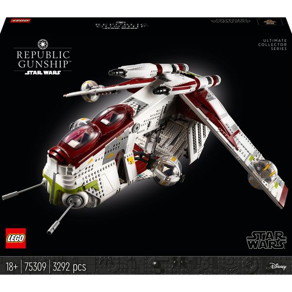 LEGO Star Wars Republic Gunship 75309 Collectible UCS (3,292 Pieces)