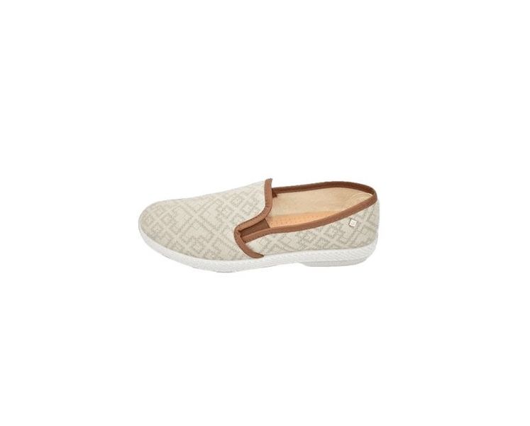 Rivieras Monogram Slip On Brown