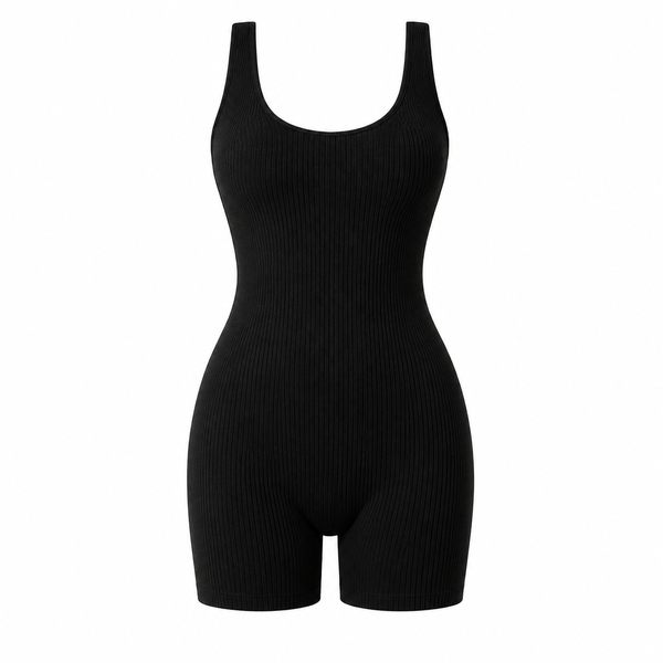 Women's Fitness Yoga Jumpsuit Sportswear Elastic Workout Romper 1PCS