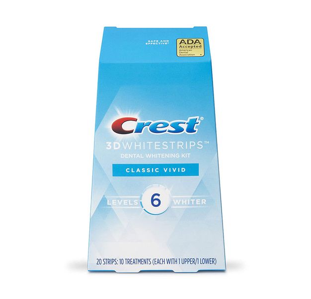 Crest 3D Whitestrips, Classic Vivid Teeth Whitening Kit - 20 Strips