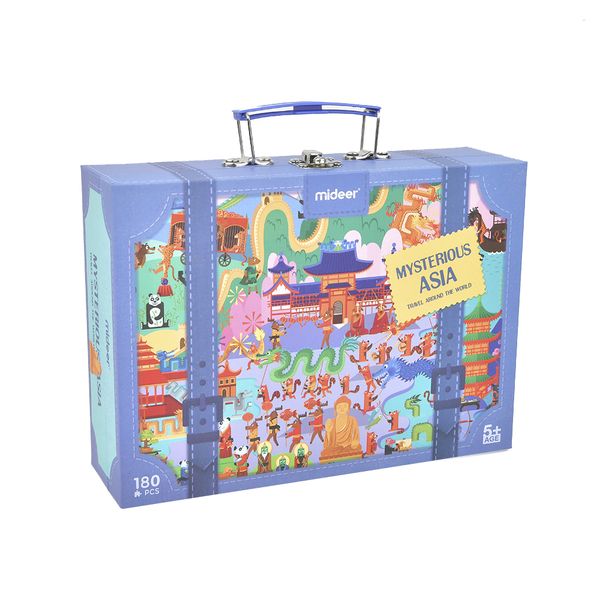 Mideer Travel Around the World Puzzle Series: Mysterious Asia - 180 Pieces