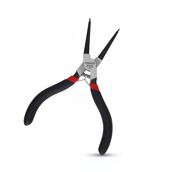 Force Snap Ring Plier 140mm Internal 8-25mm Straight Tip