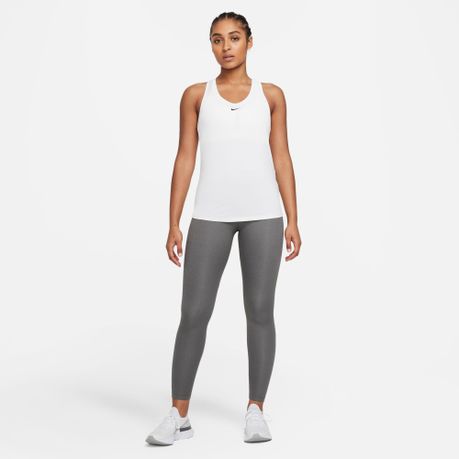Nike Women's Dri-FIT One Slim Fit Tank - White/Black, Shop Today. Get it  Tomorrow!
