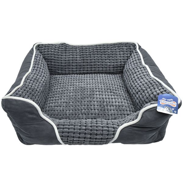 Dog Bed Pet Soft Calming Bed with Removable Cover &amp;Anti-slip &amp;Fluffy &amp;Warm