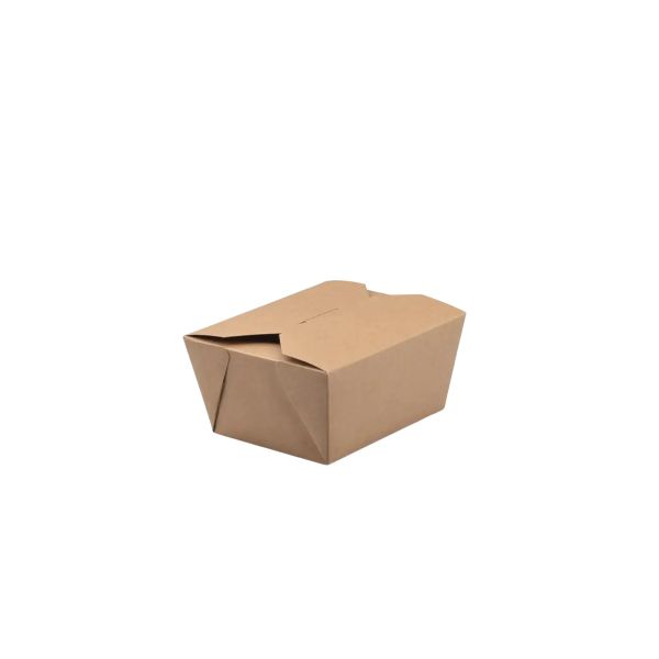 Portable Disposable Paper Lunch Box No 1 - 50 Pack