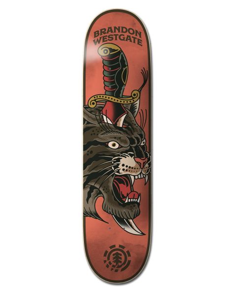 Element - Natural Defense Westgate Skatedeck 8.25 - Red Street