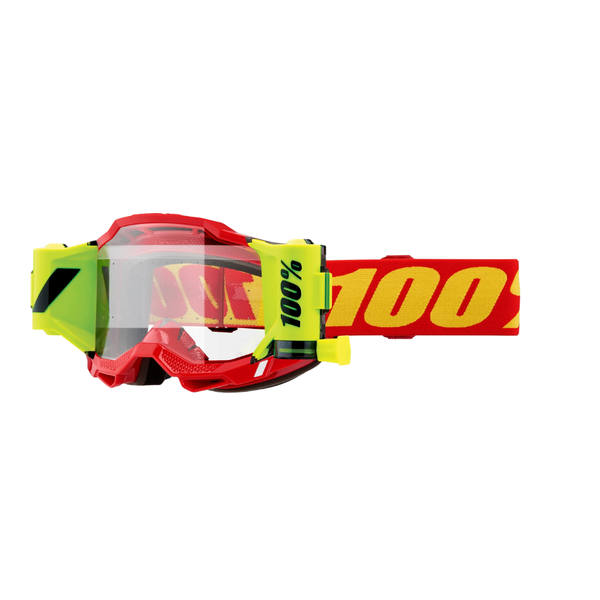 100% Accuri2 Forecast Red Clear Goggle