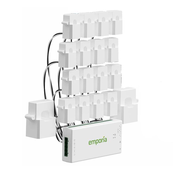 Emporia Vue Gen 3 Energy Monitor With 8 x 50A Current Monitoring Sensors