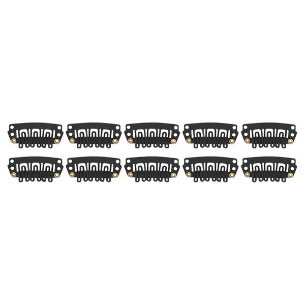 Snap Hair Clips 6 Prongs for Hairpiece Extension