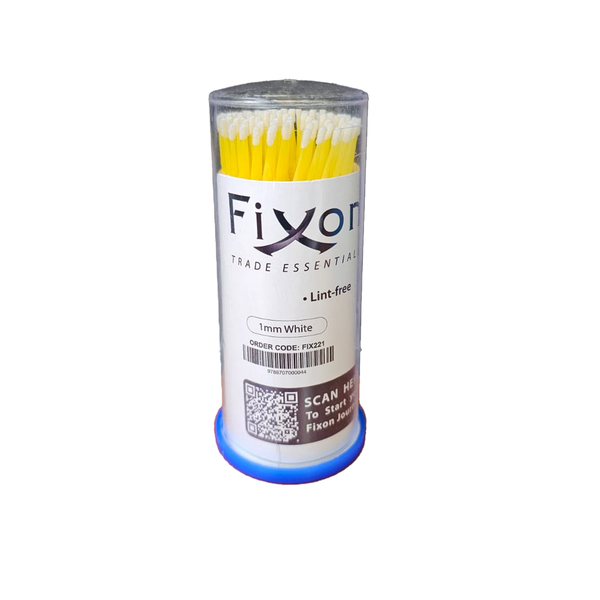 Fixon 1.5mm Yellow Touch Up Tips in a Dispenser 100pc