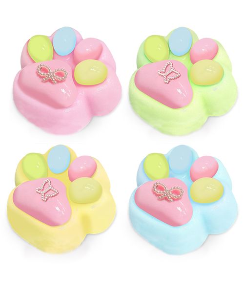 Squishies Cat Paw Cute Stress Toys Mini Squeeze Toys for Stress Relief - 4 piece