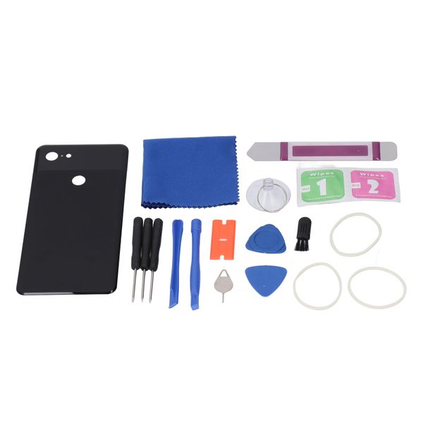 Pixel 3XL Back Glass Black w/Tools