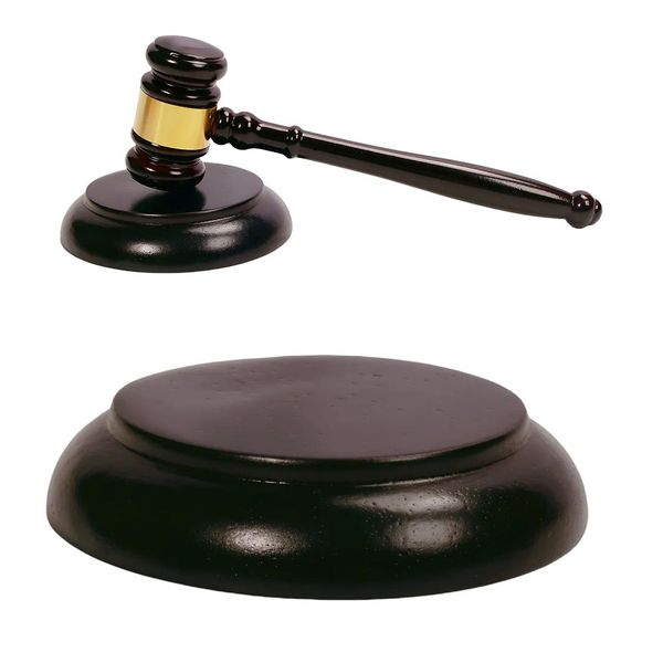 Solid Wood Gavel for Judges and Lawyers