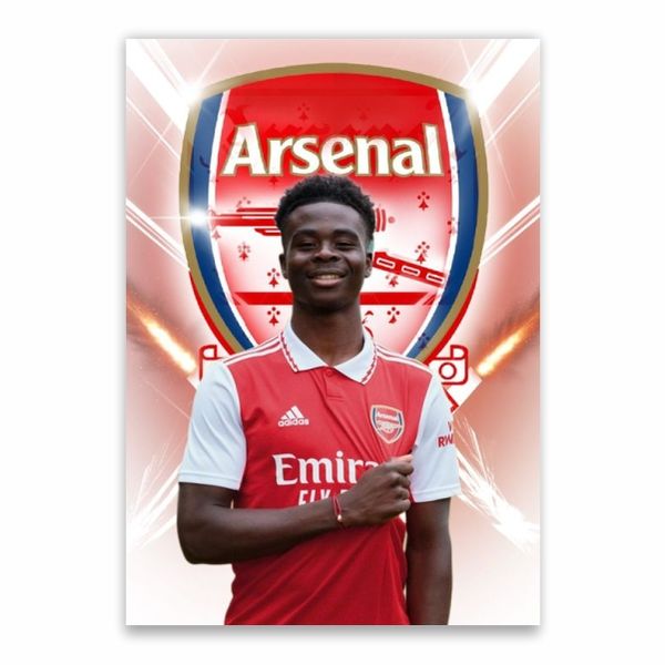 Bukayo Saka Arsenal Poster - A1