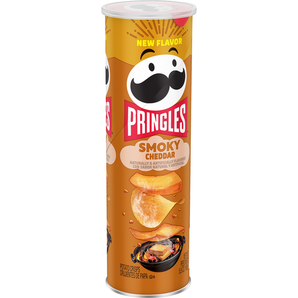Pringles Smoky Cheddar Potato Crisps