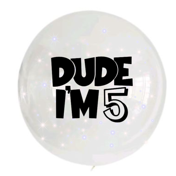 BG - Bobo Balloon - 24inch -Dude im 5