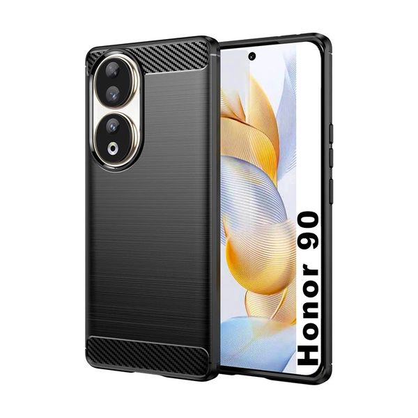 TRON Slimfit Shockproof Carbon Fibre Protective Case Designed for Honor 90
