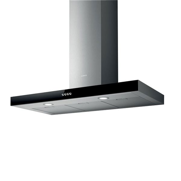 Elica Joye Modern Style Stainless Steel &amp; Glass Kitchen Extractor Fan 90cm