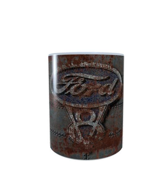 Ford V8 Logo Vintage V2 - Aesthetic - Coffee Mug
