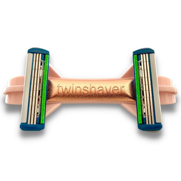 Twinshaver + 4 Blades - Soft Pink