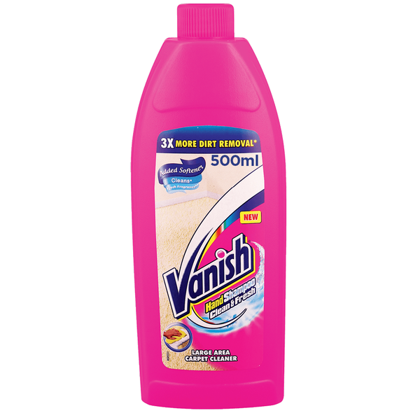 Vanish 500ml, Power 02 Carpet Stain Remover Shampoo