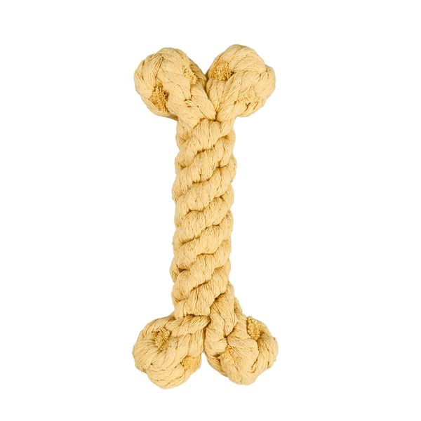 Chew-Resistant Rope Bone Dog Toy - Durable Molar Toy for Dogs.