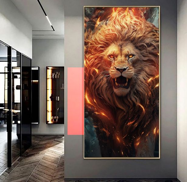 Canvas Wall Decor - Lion of Zion Roar - 0746