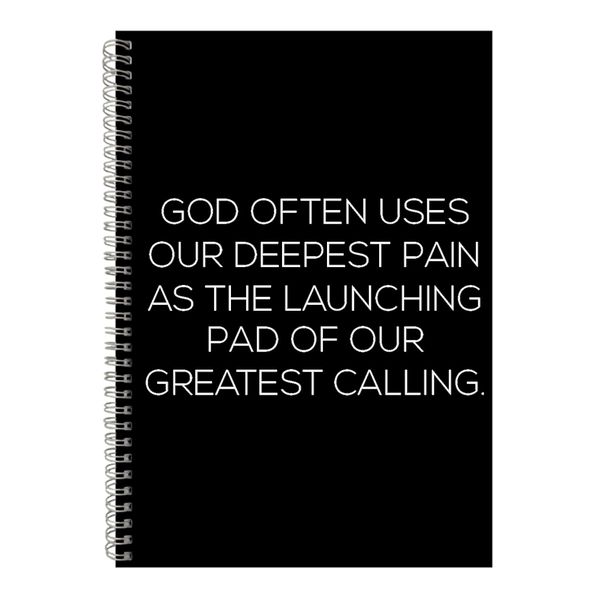 Calling A4 Notebook Spiral Lined Motivational Sayings Graphic Notepad 159