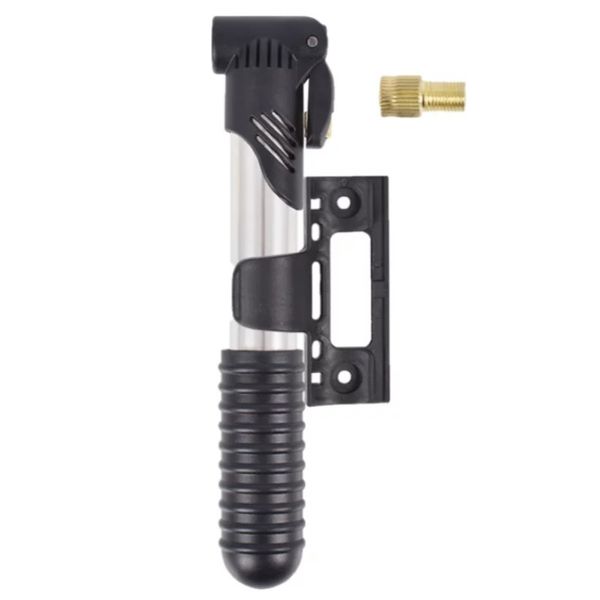 Fluir Eco Mini Bicycle Pump - Presta and Schrader - With Bracket