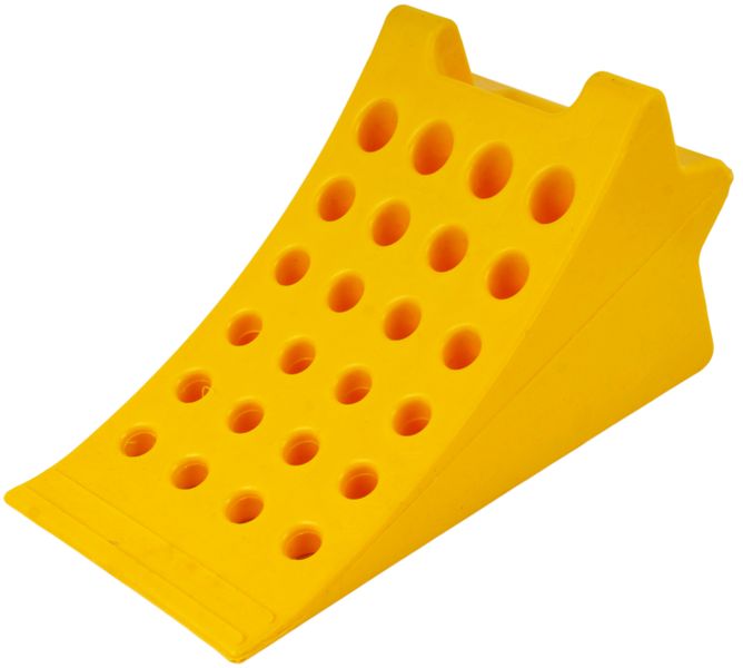 Heavy Duty Plastic Wheel Chock - 50 Ton Capacity
