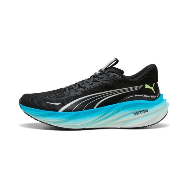 Puma Men's Magnify Nitro 3 Road Running Shoes - Black/Speed Blue
