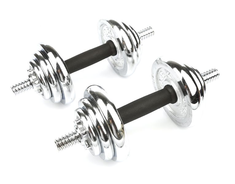 York 20kg Chrome Dumbbell Set