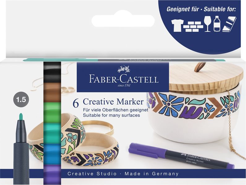 Faber-Castell Creative Marker set of 6, fairy forest