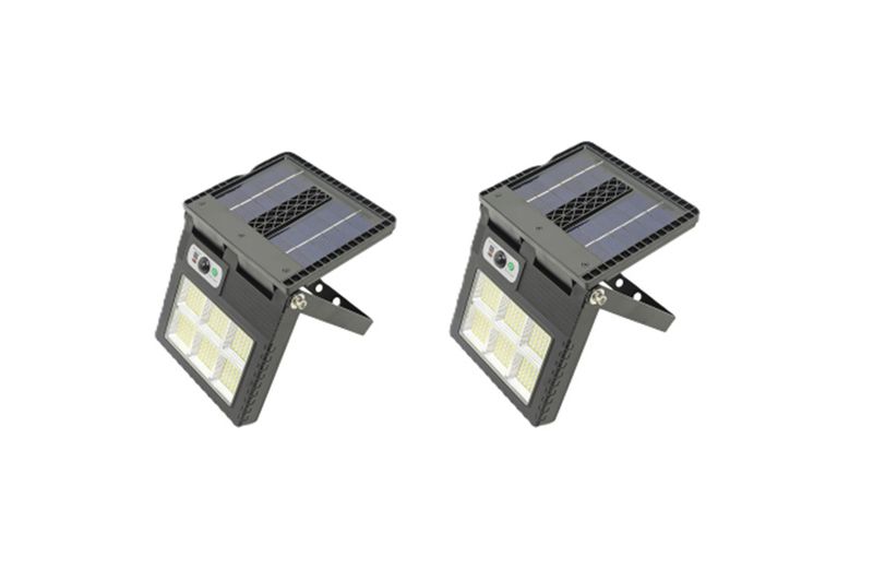 2 x 30W Solar Flood Light with Remote